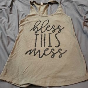 Bless this mess womens racetrack tank